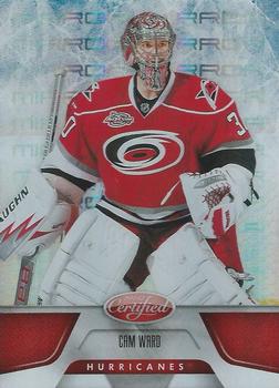 2011-12 Panini Certified - Mirror Red #17 Cam Ward Front
