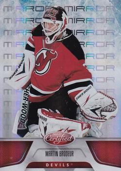 2011-12 Panini Certified - Mirror Red #52 Martin Brodeur Front