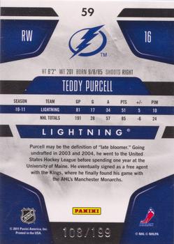 2011-12 Panini Certified - Mirror Red #59 Teddy Purcell Back