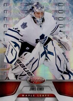 2011-12 Panini Certified - Mirror Red #83 James Reimer Front