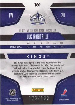 2011-12 Panini Certified - Mirror Red #161 Luc Robitaille Back