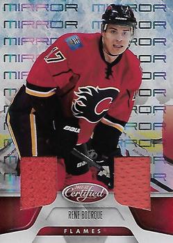 2011-12 Panini Certified - Mirror Red Materials Dual #36 Rene Bourque Front