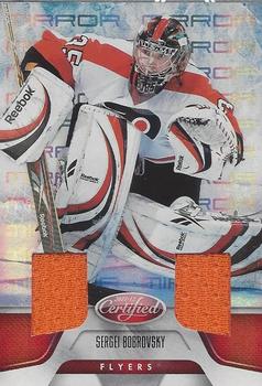 2011-12 Panini Certified - Mirror Red Materials Dual #68 Sergei Bobrovsky Front