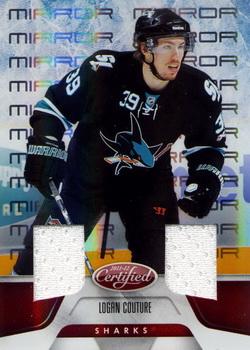 2011-12 Panini Certified - Mirror Red Materials Dual #147 Logan Couture Front