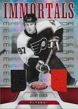 2011-12 Panini Certified - Mirror Red Materials Dual #167 Jeremy Roenick Front