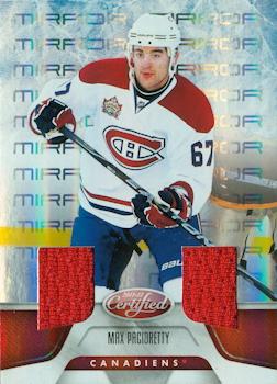 2011-12 Panini Certified - Mirror Red Materials Dual #61 Max Pacioretty Front