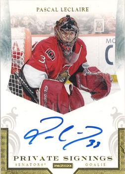 2011-12 Panini Certified - Private Signings #PL Pascal Leclaire Front