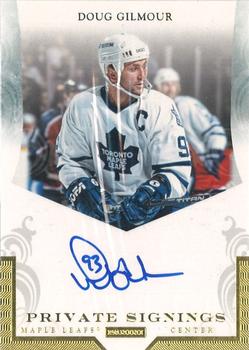 2011-12 Panini Certified - Private Signings #DG3 Doug Gilmour Front