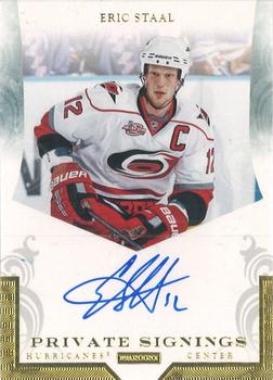 2011-12 Panini Certified - Private Signings #ES Eric Staal Front