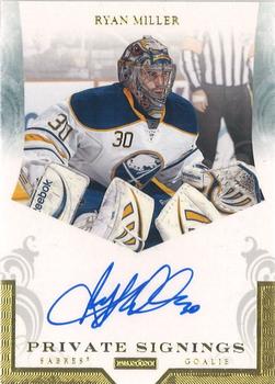 2011-12 Panini Certified - Private Signings #RM2 Ryan Miller Front