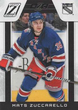 2010-11 Panini Zenith - Rookie Parallel #192 Mats Zuccarello  Front