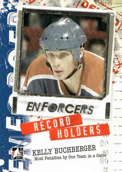 2011-12 In The Game Enforcers #23 Kelly Buchberger Front