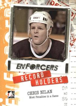 2011-12 In The Game Enforcers #25 Chris Nilan Front