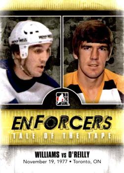 2011-12 In The Game Enforcers #49 Tiger Williams / Terry O'Reilly Front