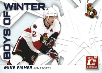 2010-11 Donruss - Boys of Winter #14 Mike Fisher Front