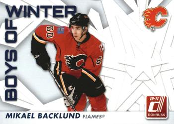 2010-11 Donruss - Boys of Winter #29 Mikael Backlund Front