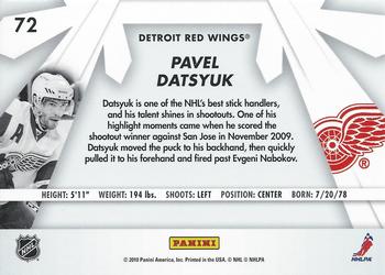 2010-11 Donruss - Boys of Winter #72 Pavel Datsyuk Back