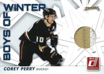 2010-11 Donruss - Boys of Winter Threads Prime #44 Corey Perry Front