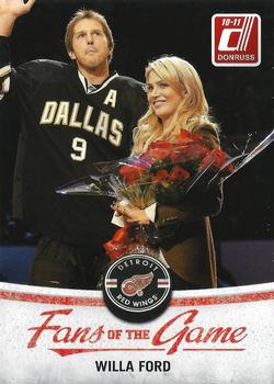 2010-11 Donruss - Fans of the Game #5 Willa Ford Front