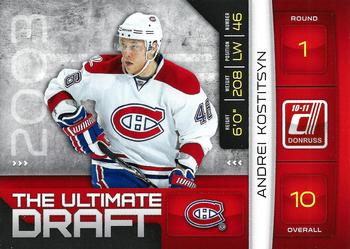 2010-11 Donruss - The Ultimate Draft #9 Andrei Kostitsyn Front