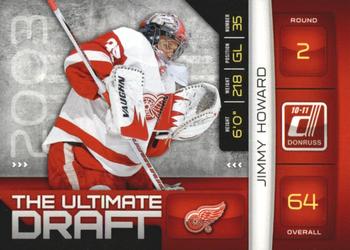 2010-11 Donruss - The Ultimate Draft #23 Jimmy Howard Front