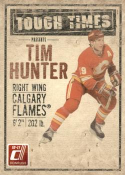 2010-11 Donruss - Tough Times #9 Tim Hunter Front