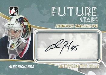 2010-11 In The Game Between The Pipes - Autographs #A-AR Alec Richards  Front
