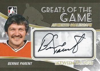 2010-11 In The Game Between The Pipes - Autographs #A-BP Bernie Parent Front
