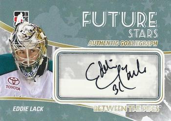 2010-11 In The Game Between The Pipes - Autographs #A-EL Eddie Lack  Front