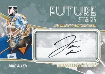 2010-11 In The Game Between The Pipes - Autographs #A-JA Jake Allen  Front