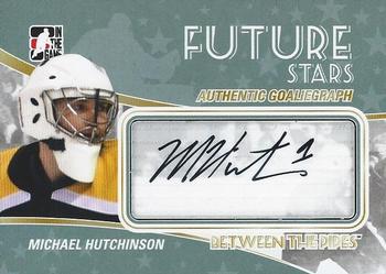 2010-11 In The Game Between The Pipes - Autographs #A-MH Michael Hutchinson  Front