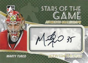 2010-11 In The Game Between The Pipes - Autographs #A-MT Marty Turco  Front