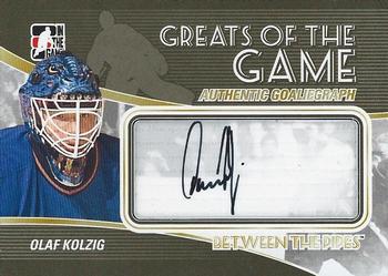 2010-11 In The Game Between The Pipes - Autographs #A-OK Olaf Kolzig  Front