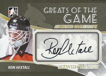 2010-11 In The Game Between The Pipes - Autographs #A-RH Ron Hextall Front