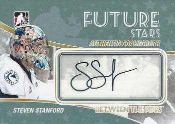 2010-11 In The Game Between The Pipes - Autographs #A-SS Steven Stanford  Front