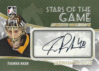 2010-11 In The Game Between The Pipes - Autographs #A-TR Tuukka Rask  Front