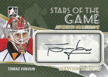 2010-11 In The Game Between The Pipes - Autographs #A-TV Tomas Vokoun Front
