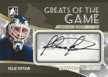 2010-11 In The Game Between The Pipes - Autographs #A-FPO Felix Potvin Front