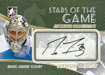 2010-11 In The Game Between The Pipes - Autographs #A-MAF Marc-Andre Fleury Front