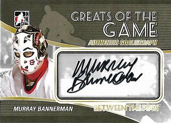 2010-11 In The Game Between The Pipes - Autographs #A-MBA Murray Bannerman  Front