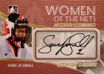 2010-11 In The Game Between The Pipes - Autographs #A-SJS Sami Jo Small  Front