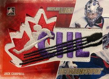 2010-11 In The Game Between The Pipes - Complete CHL Logo #CHL10 Jack Campbell  Front