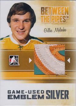 2010-11 In The Game Between The Pipes - Game-Used Emblem Silver #M-17 Gilles Meloche Front