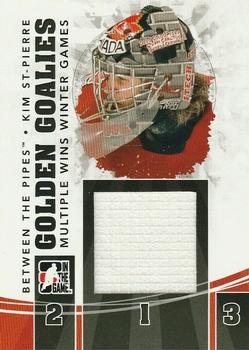 2010-11 In The Game Between The Pipes - Golden Goalies Jerseys Black #GG-02 Kim St-Pierre Front