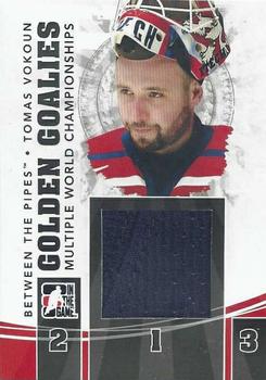 2010-11 In The Game Between The Pipes - Golden Goalies Jerseys Black #GG-11 Tomas Vokoun Front