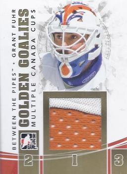 2010-11 In The Game Between The Pipes - Golden Goalies Jerseys Gold #GG-33 Grant Fuhr Front