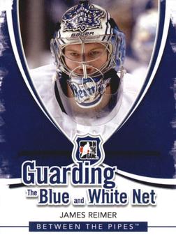 2010-11 In The Game Between The Pipes - Guarding the Blue and White Net #BW-10 James Reimer Front