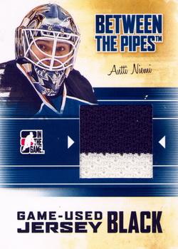 2010-11 In The Game Between The Pipes - Jerseys Black #M-01 Antti Niemi Front