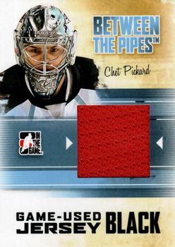 2010-11 In The Game Between The Pipes - Jerseys Black #M-04 Chet Pickard Front