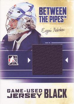 2010-11 In The Game Between The Pipes - Jerseys Black #M-15 Evgeni Nabokov Front